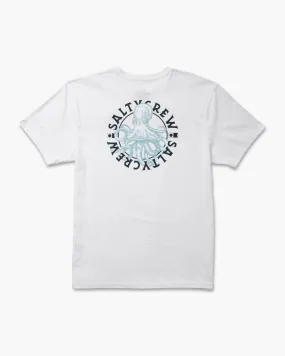 Salty Crew Tentacles S/S Premium Tee - WHITE