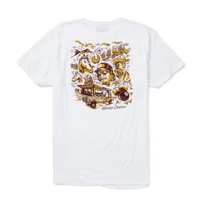 SEAGER BLOWOUT TEE - WHITE