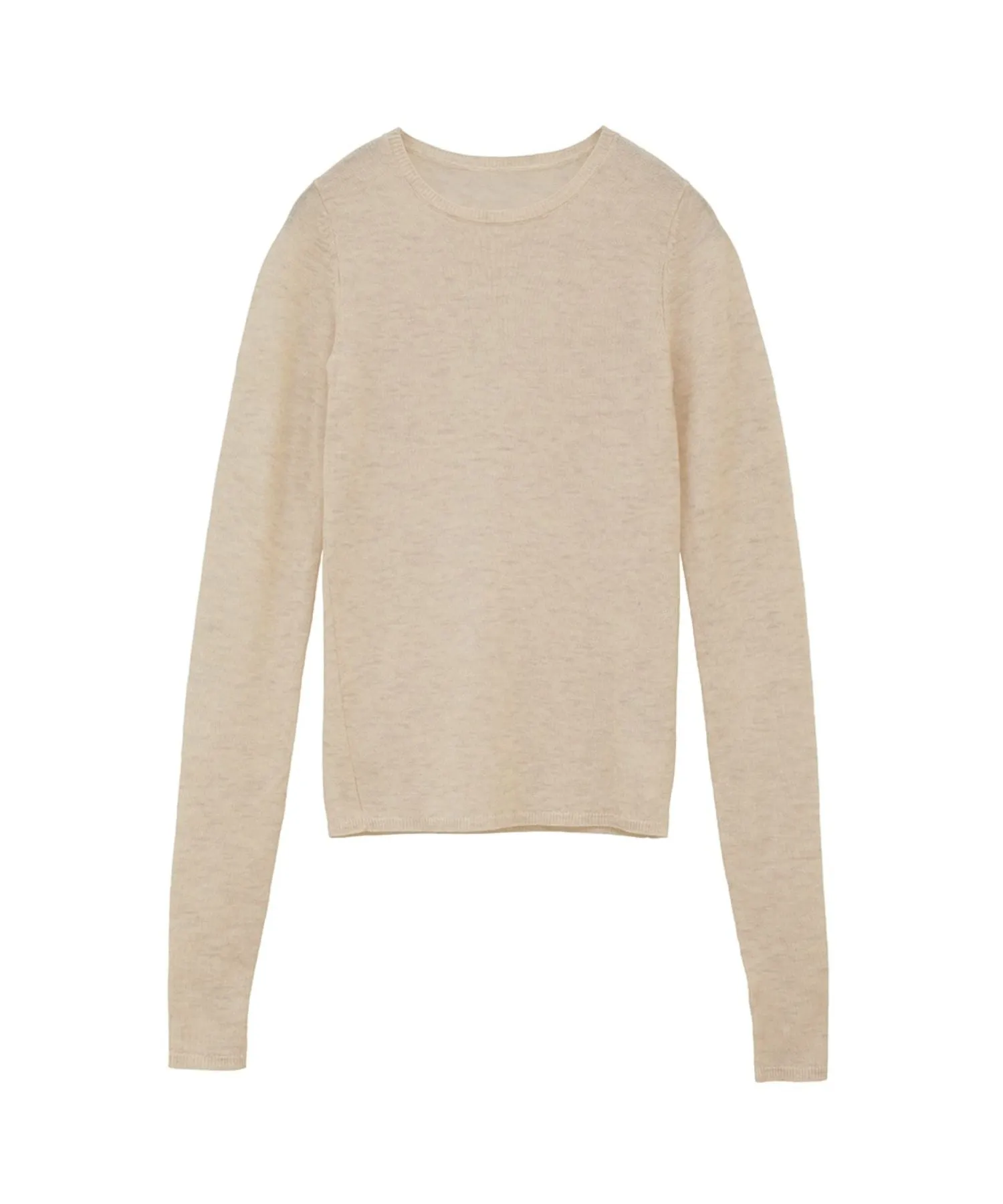 Sheer Layered Knit Tops