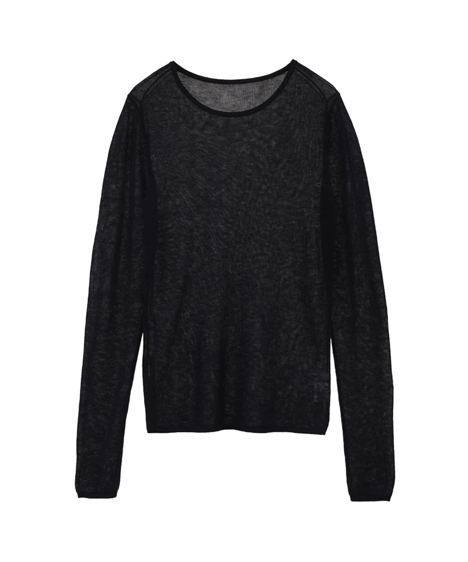 Sheer Layered Knit Tops