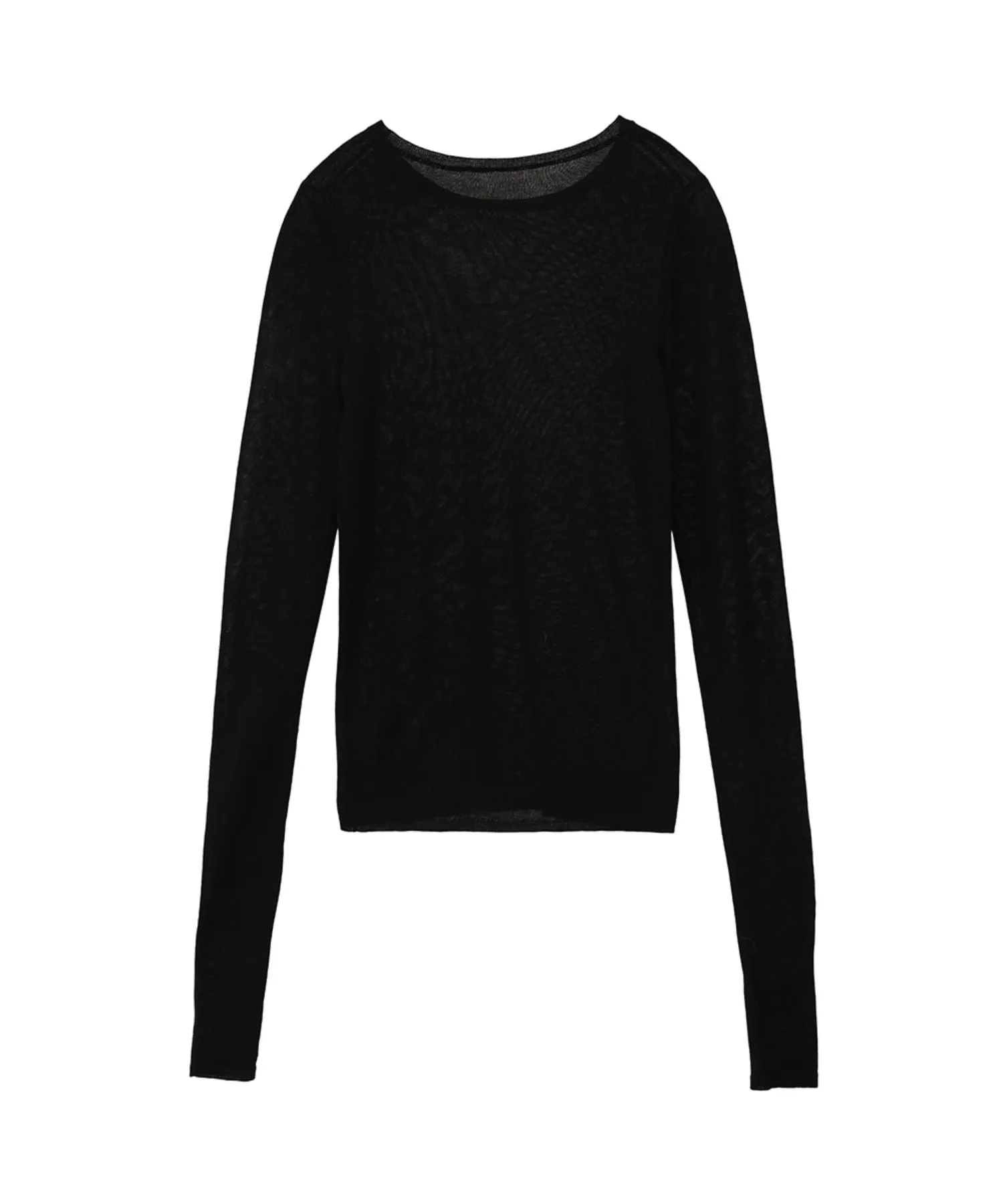 Sheer Layered Knit Tops
