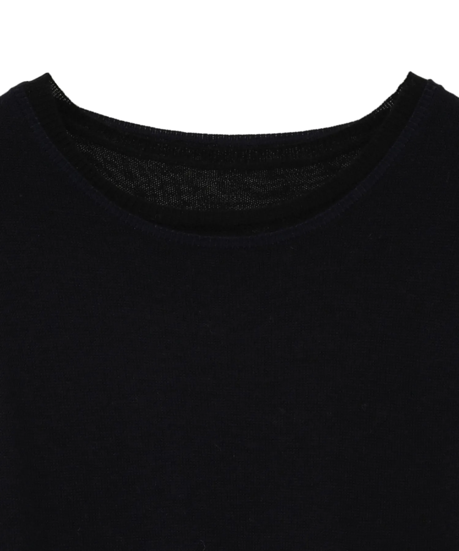 Sheer Layered Knit Tops