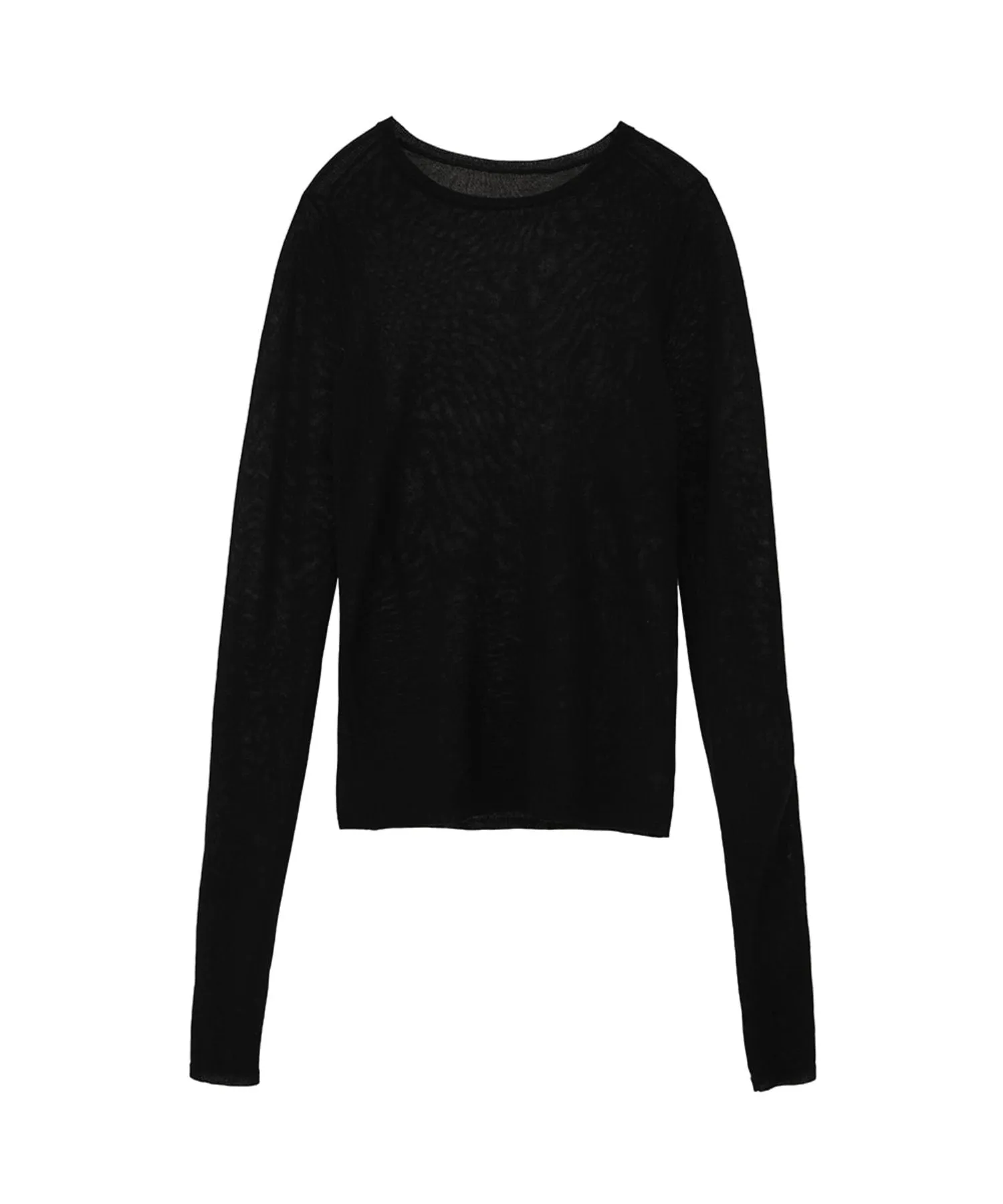 Sheer Layered Knit Tops