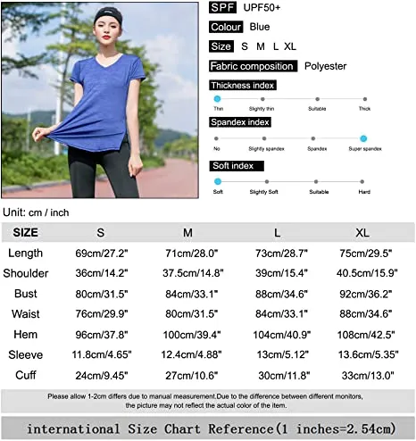 Sidiou Group Anniou Breathable Elastic Fitness Top Outdoor UPF 50  Sun Protective Sports Top Quick Dry Yoga Running Training T Shirt