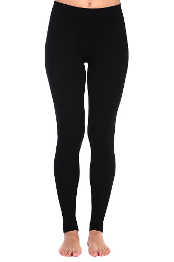 Smooth Long Leggings, Multiple Colors