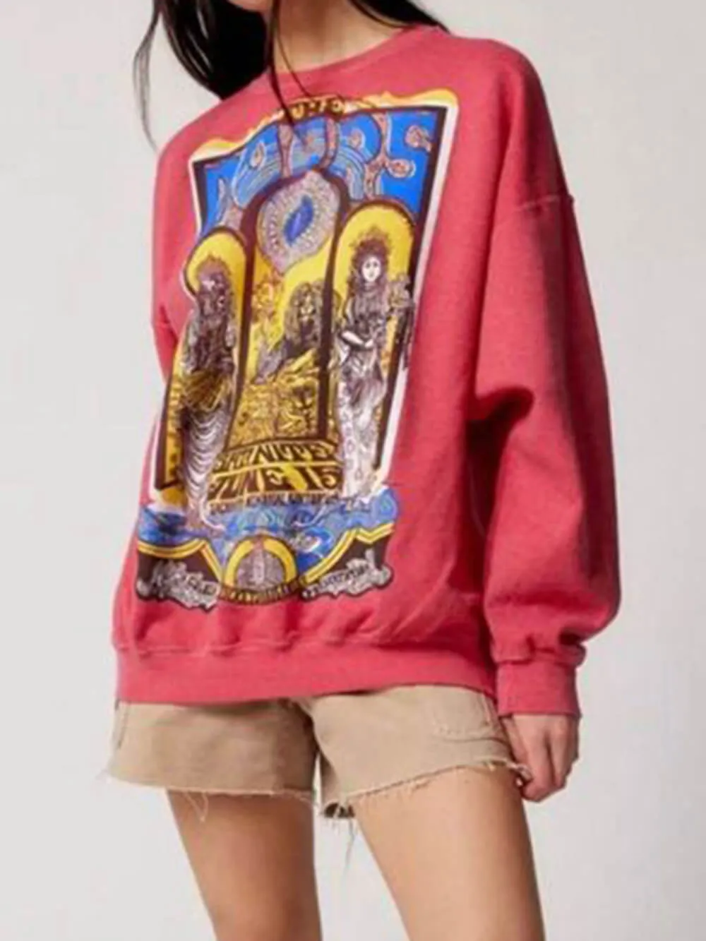 The Doors Graphic Oversize Sweatshirt