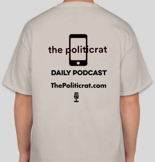 The Politicrat Daily Podcast Believe In Yourself sand unisex t-shirt