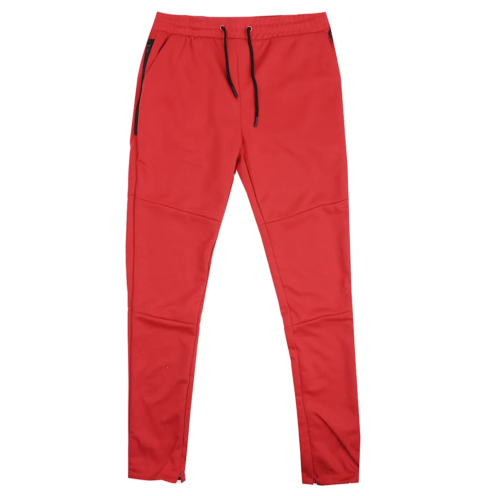 TRUE BORN TRACK PANTS RED - TF601