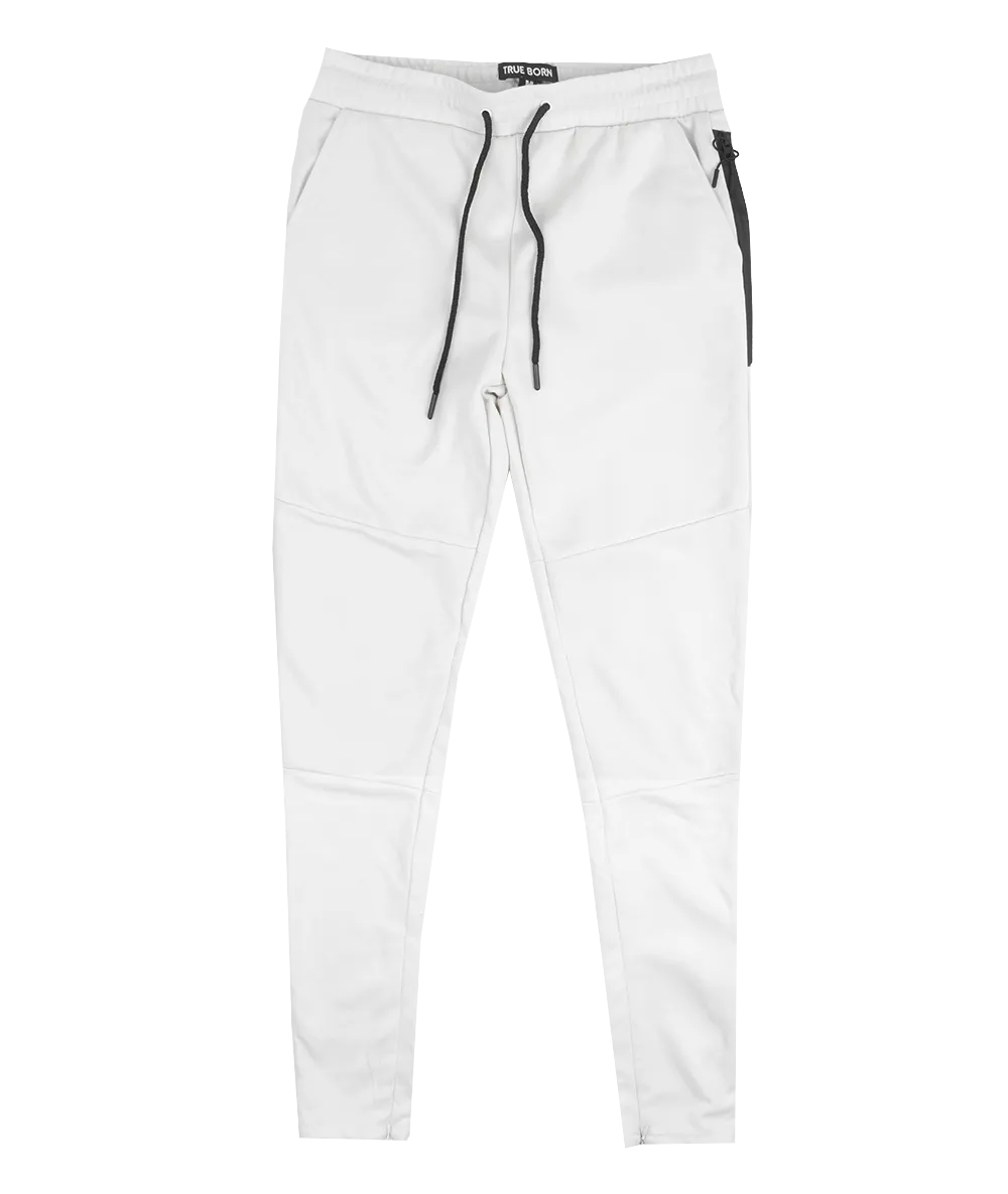 TRUE BORN TRACK PANTS WHITE - TF601
