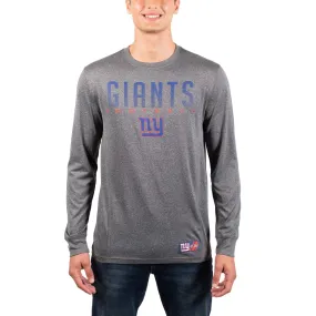 Ultra Game NFL Official Adults Super Soft Game Day Long Sleeve T-Shirt - Unisex New York Giants|New York Giants
