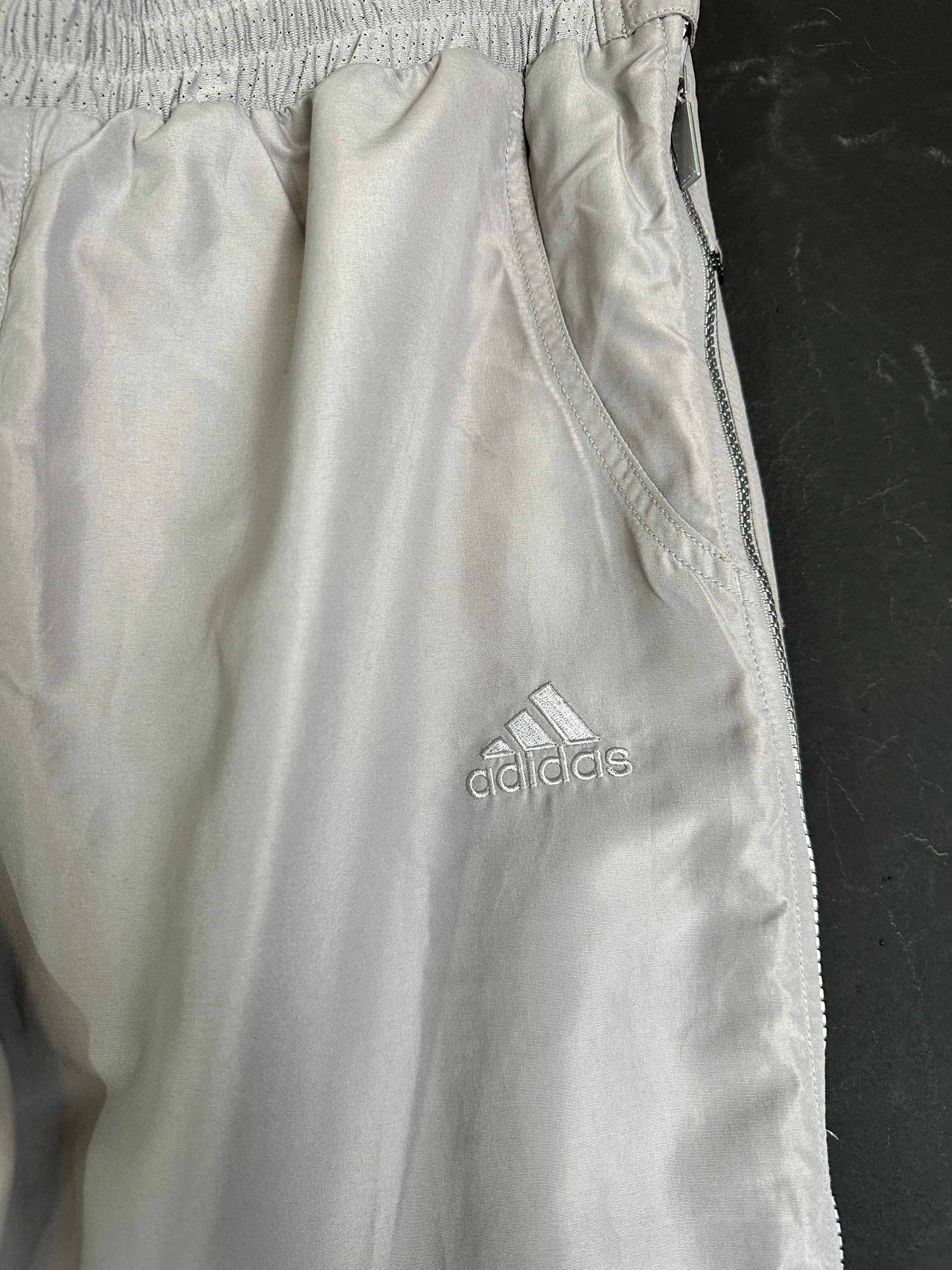 Vintage Adidas Track Pants With Side Zippers
