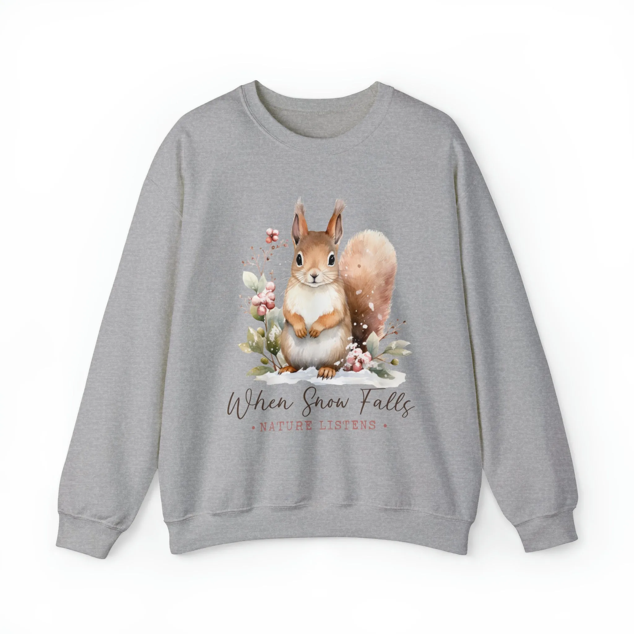 When Snow Falls Wanderlust Sweatshirt