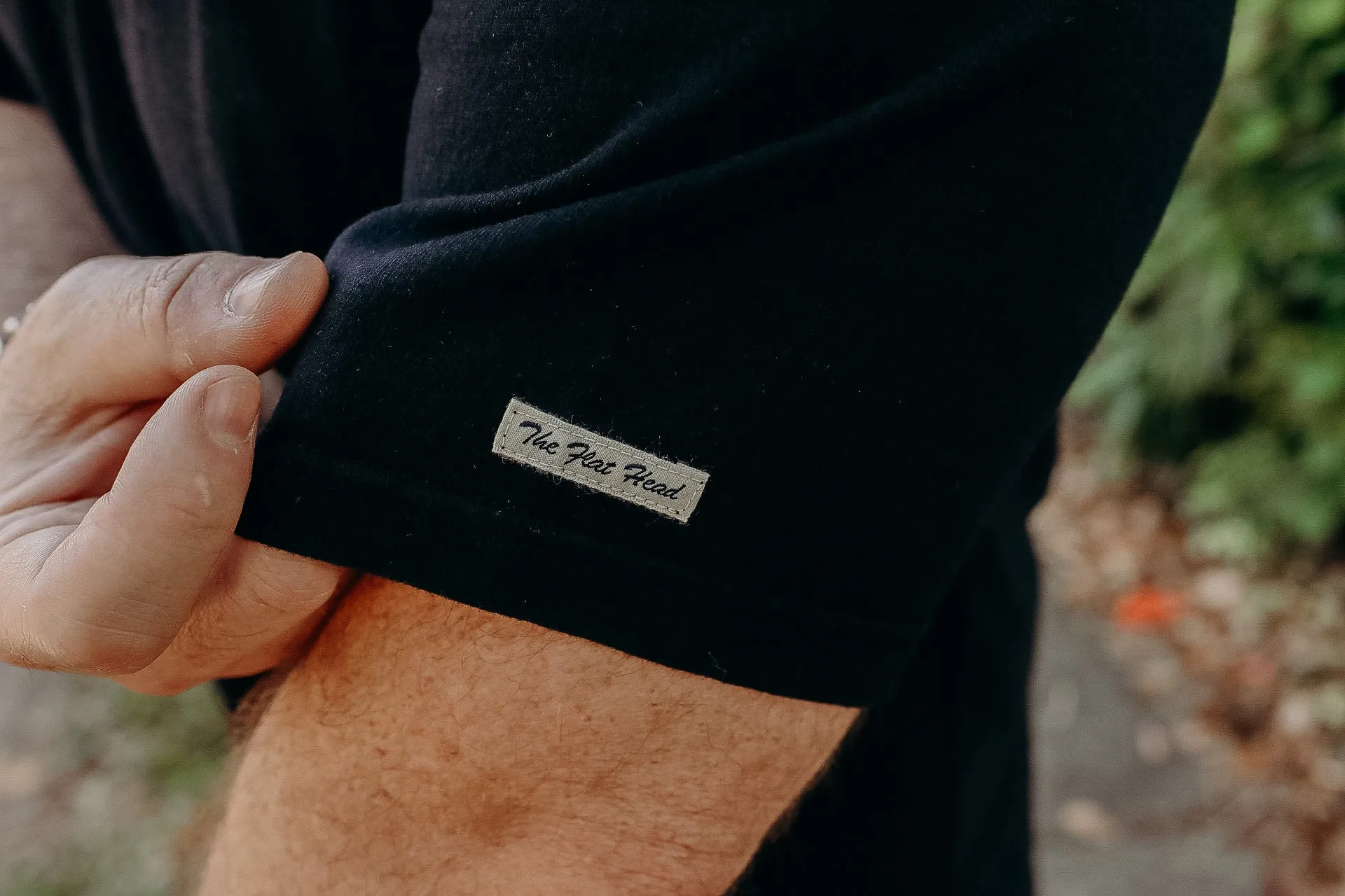 Wide body T-shirt- black
