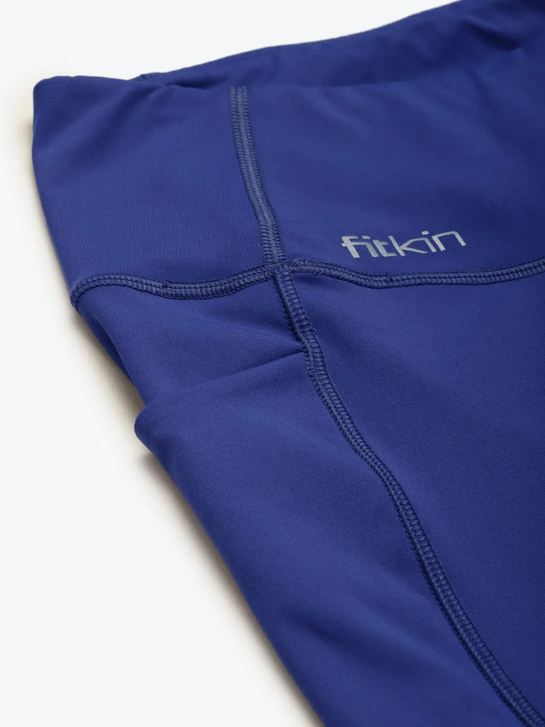Women Blue Solid Bootcut Track Pants