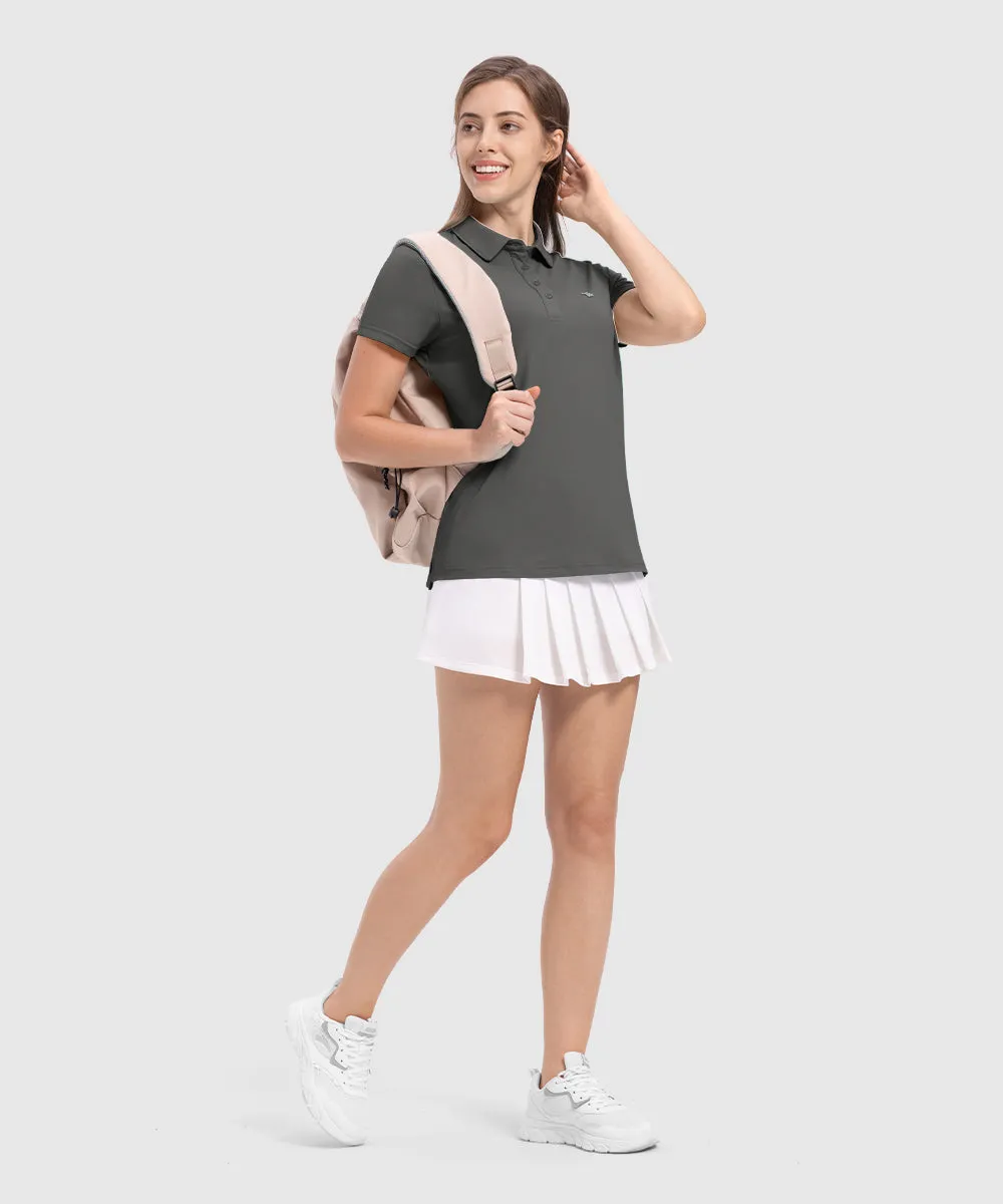 Women's 4-Button Quick Dry Polo Shirts