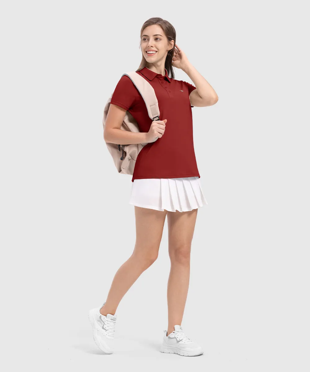 Women's 4-Button Quick Dry Polo Shirts