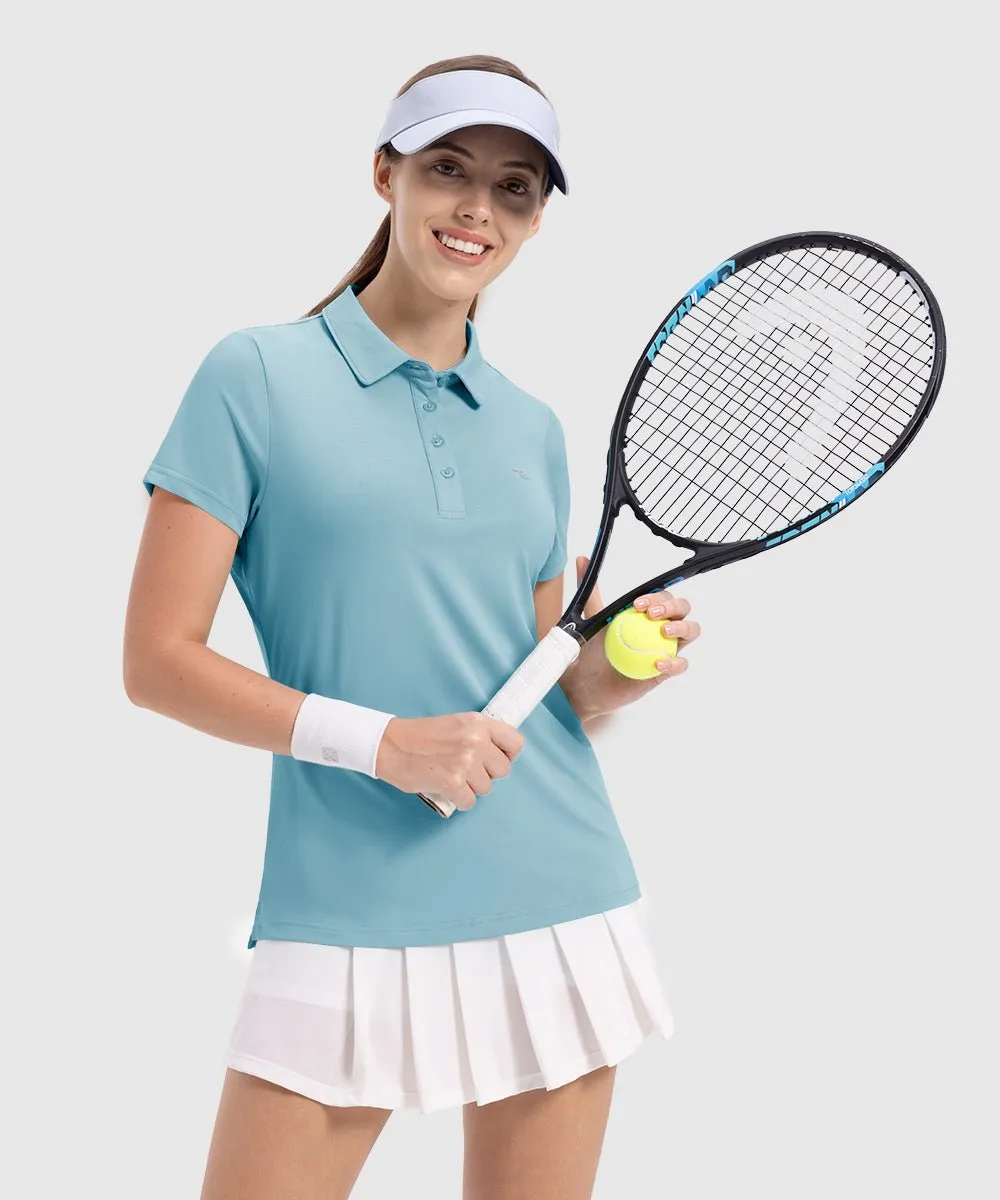 Women's 4-Button Quick Dry Polo Shirts
