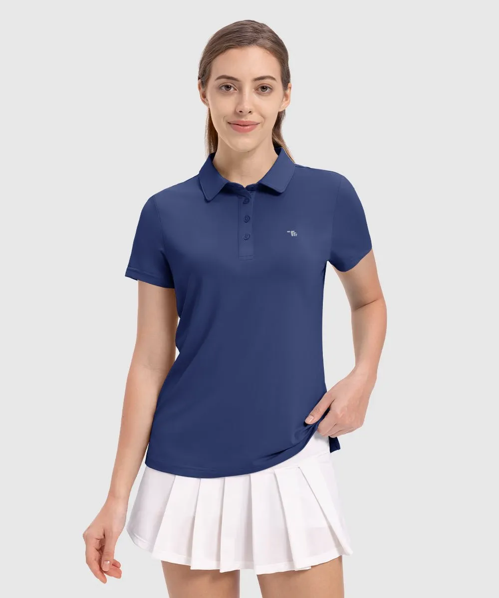 Women's 4-Button Quick Dry Polo Shirts