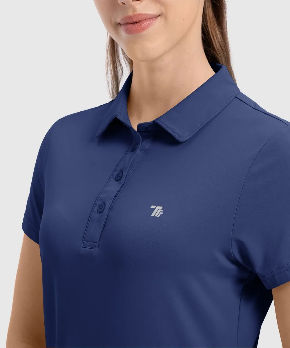 Women's 4-Button Quick Dry Polo Shirts