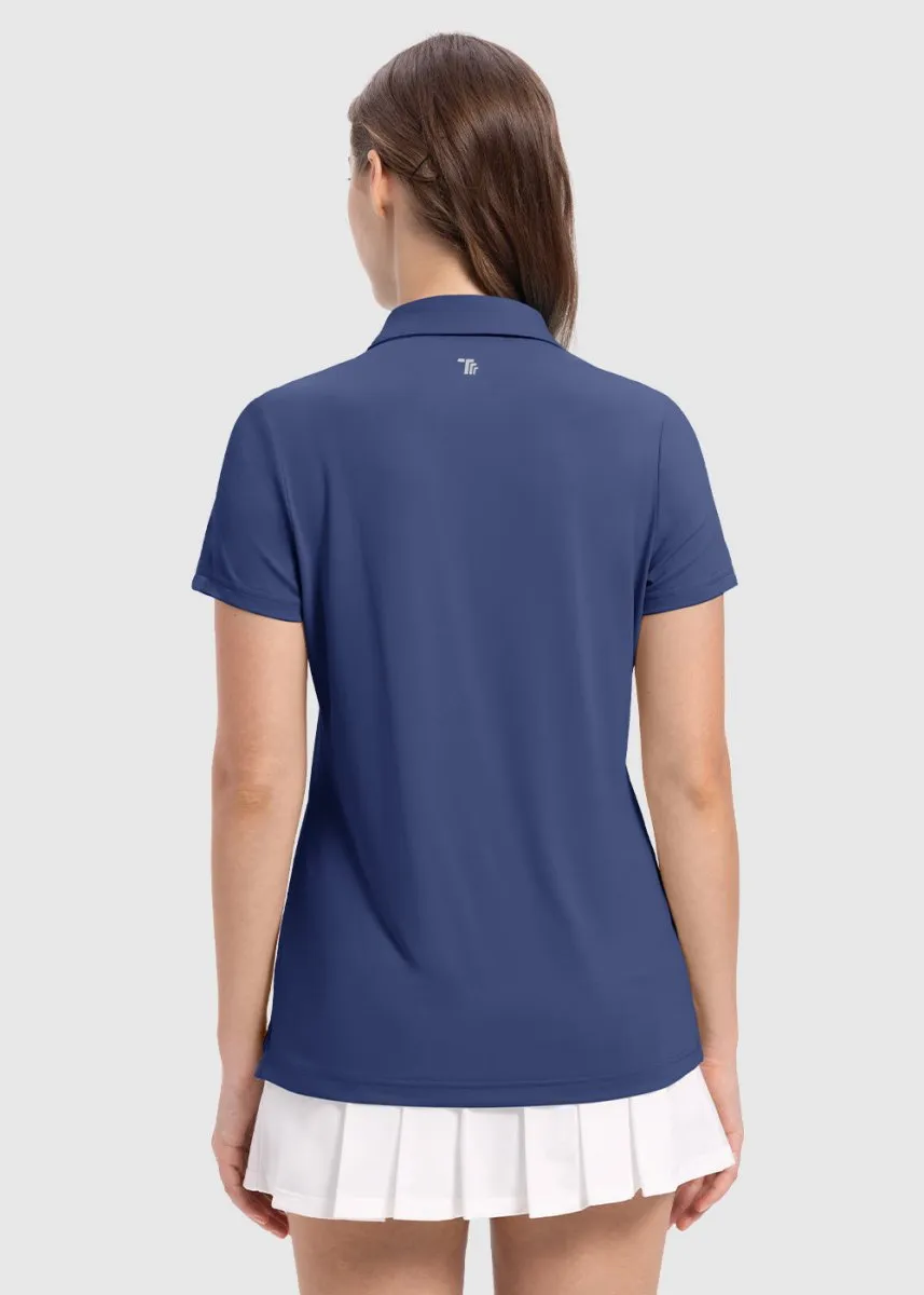 Women's 4-Button Quick Dry Polo Shirts