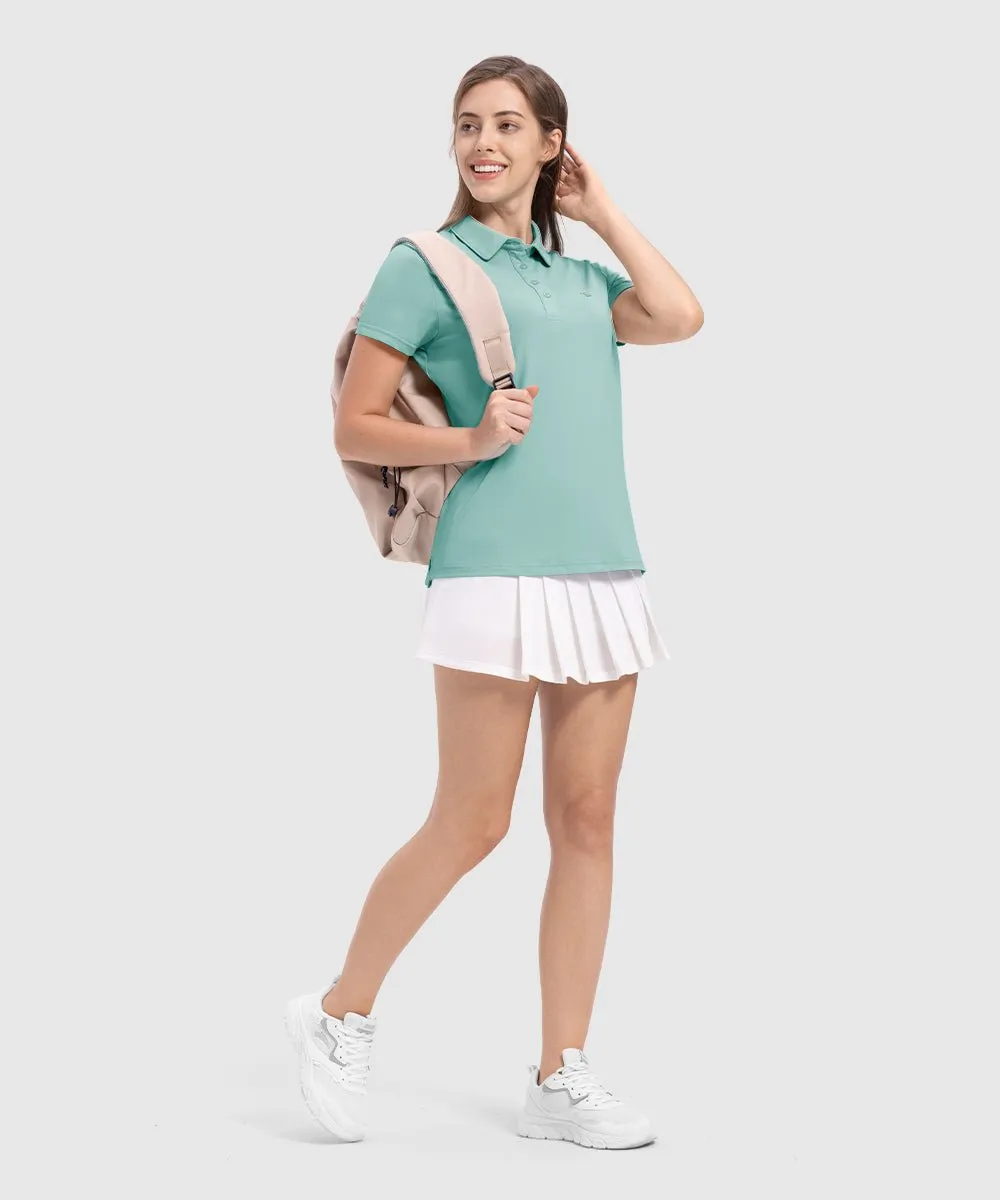 Women's 4-Button Quick Dry Polo Shirts