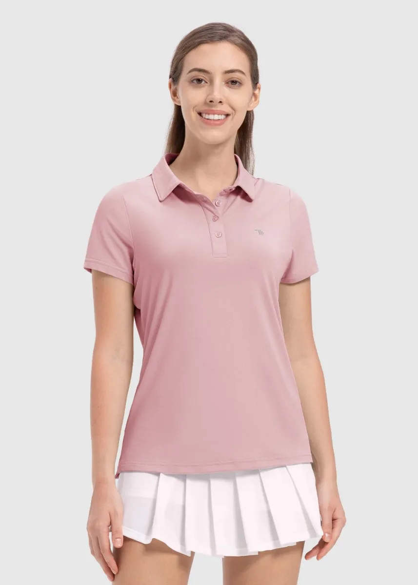 Women's 4-Button Quick Dry Polo Shirts