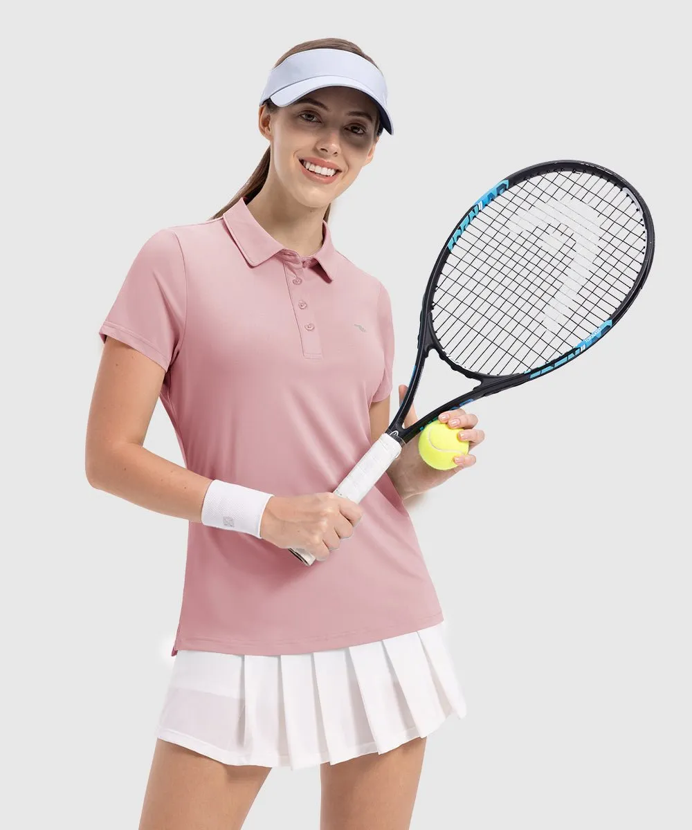 Women's 4-Button Quick Dry Polo Shirts