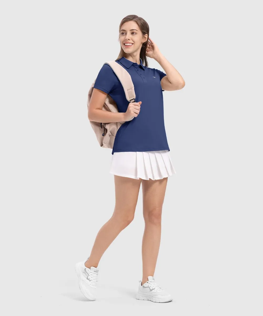 Women's 4-Button Quick Dry Polo Shirts