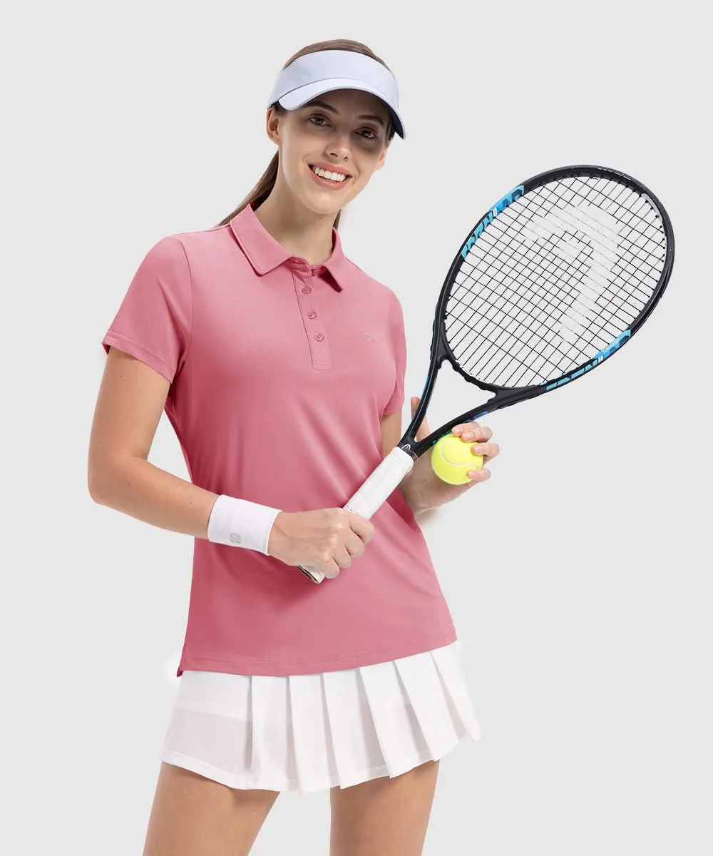 Women's 4-Button Quick Dry Polo Shirts