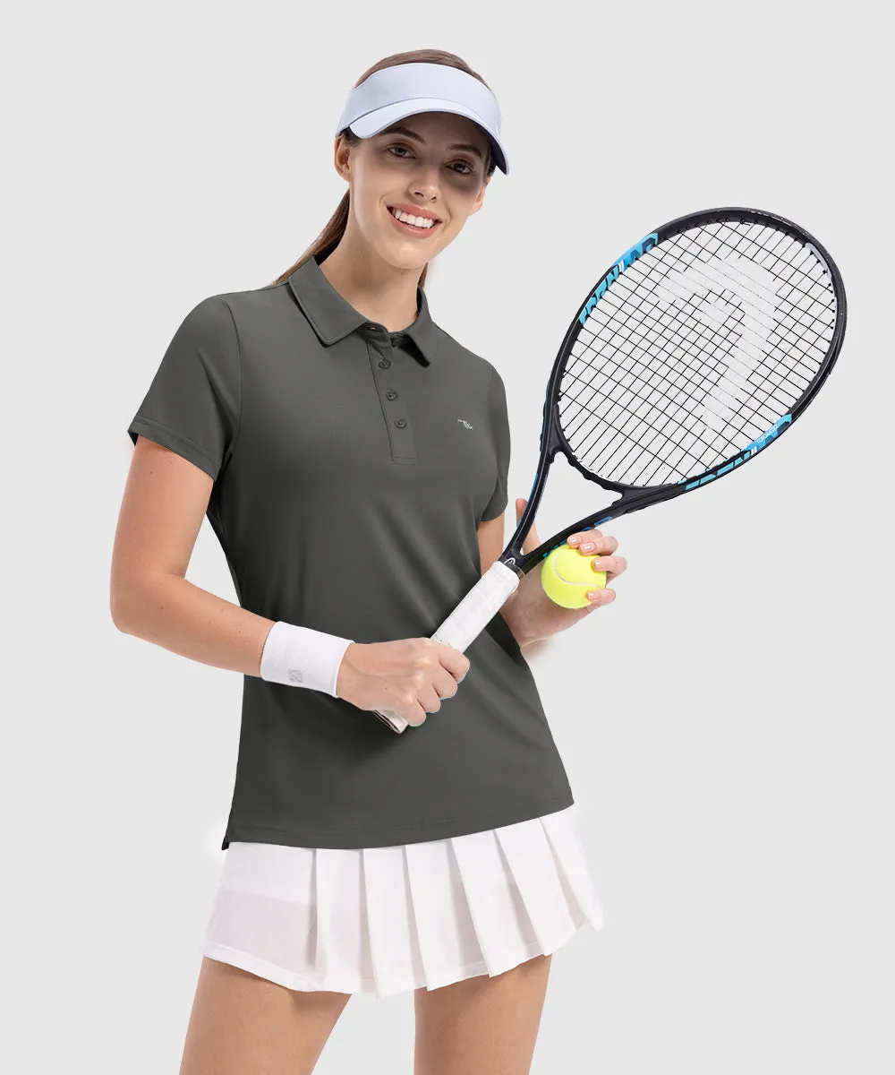 Women's 4-Button Quick Dry Polo Shirts