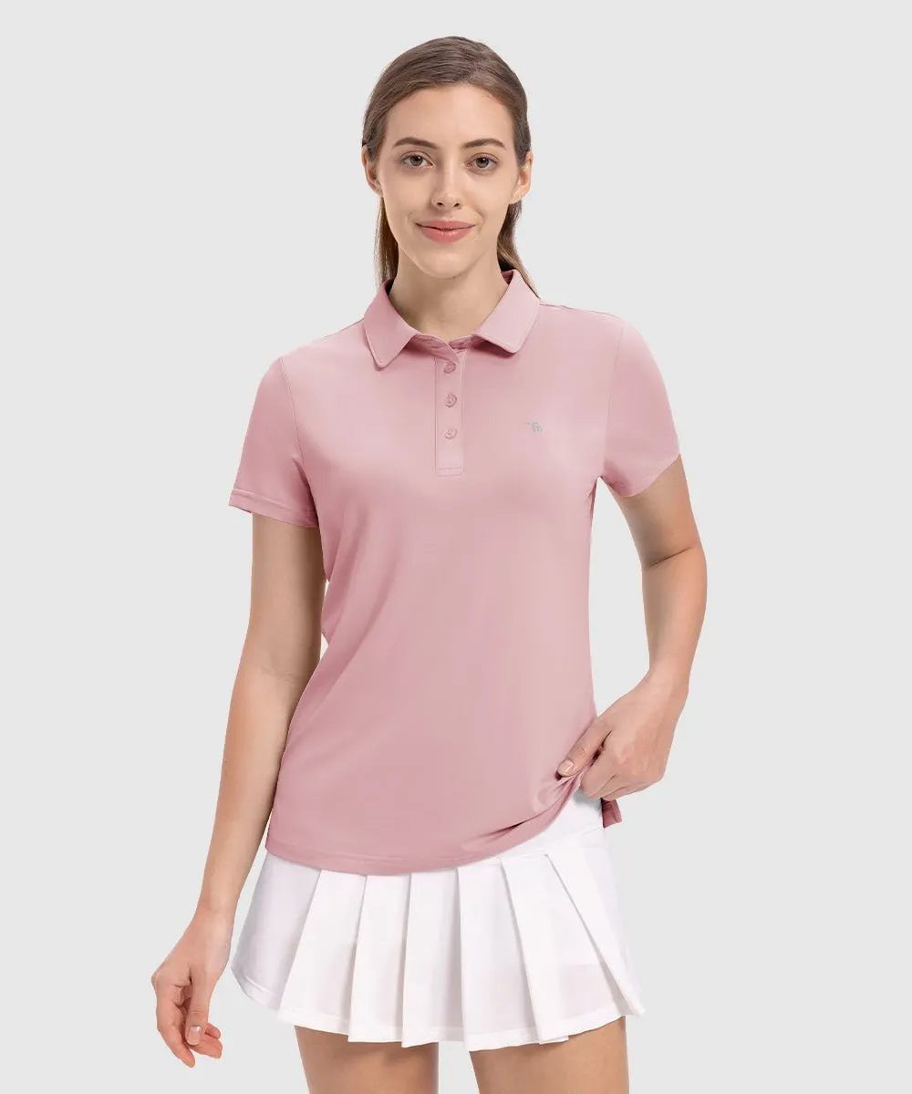 Women's 4-Button Quick Dry Polo Shirts
