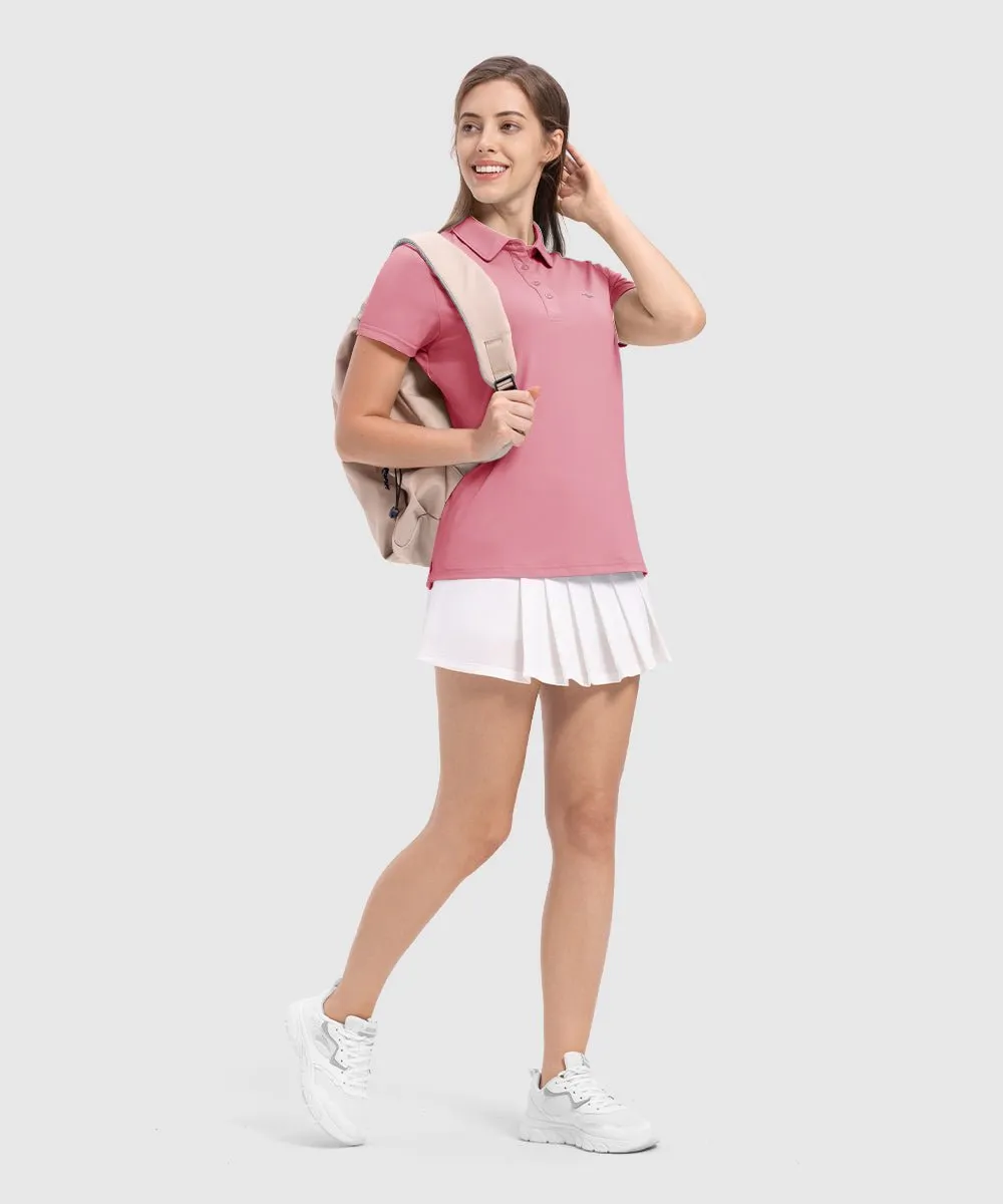 Women's 4-Button Quick Dry Polo Shirts