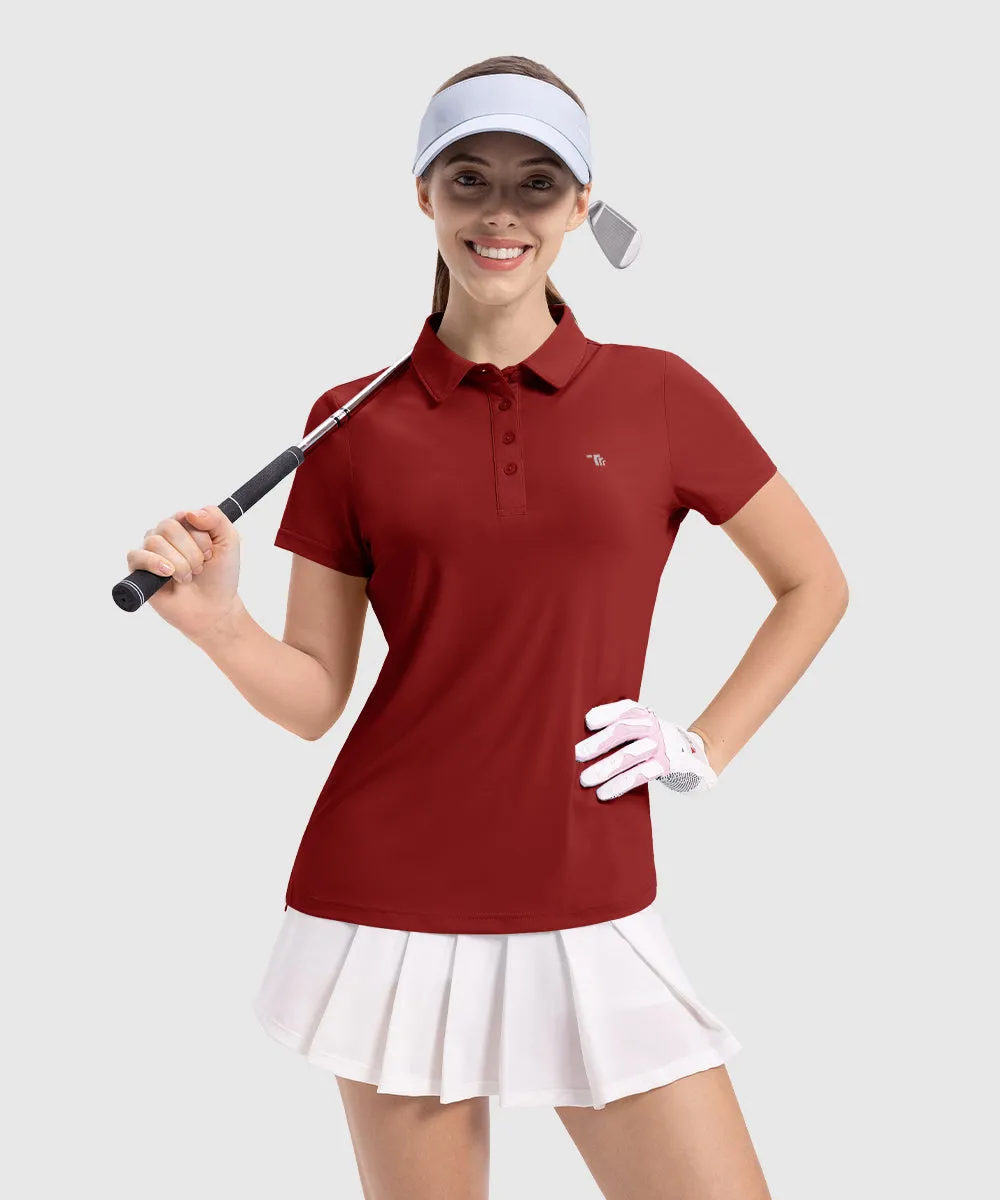 Women's 4-Button Quick Dry Polo Shirts