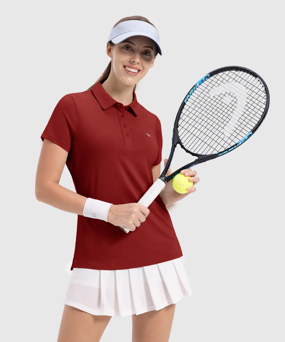 Women's 4-Button Quick Dry Polo Shirts