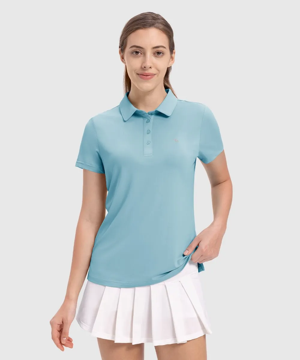 Women's 4-Button Quick Dry Polo Shirts
