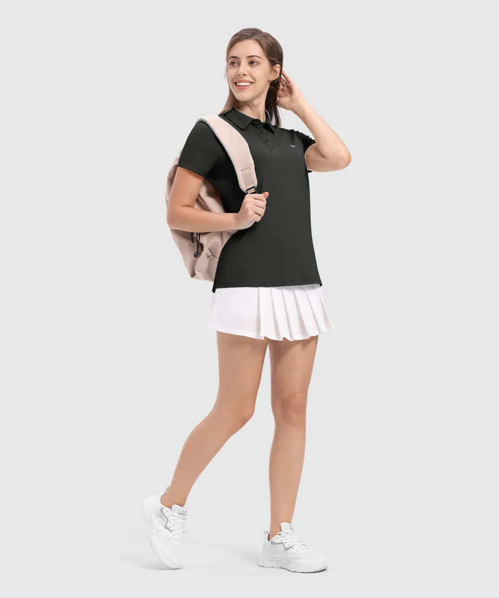 Women's 4-Button Quick Dry Polo Shirts