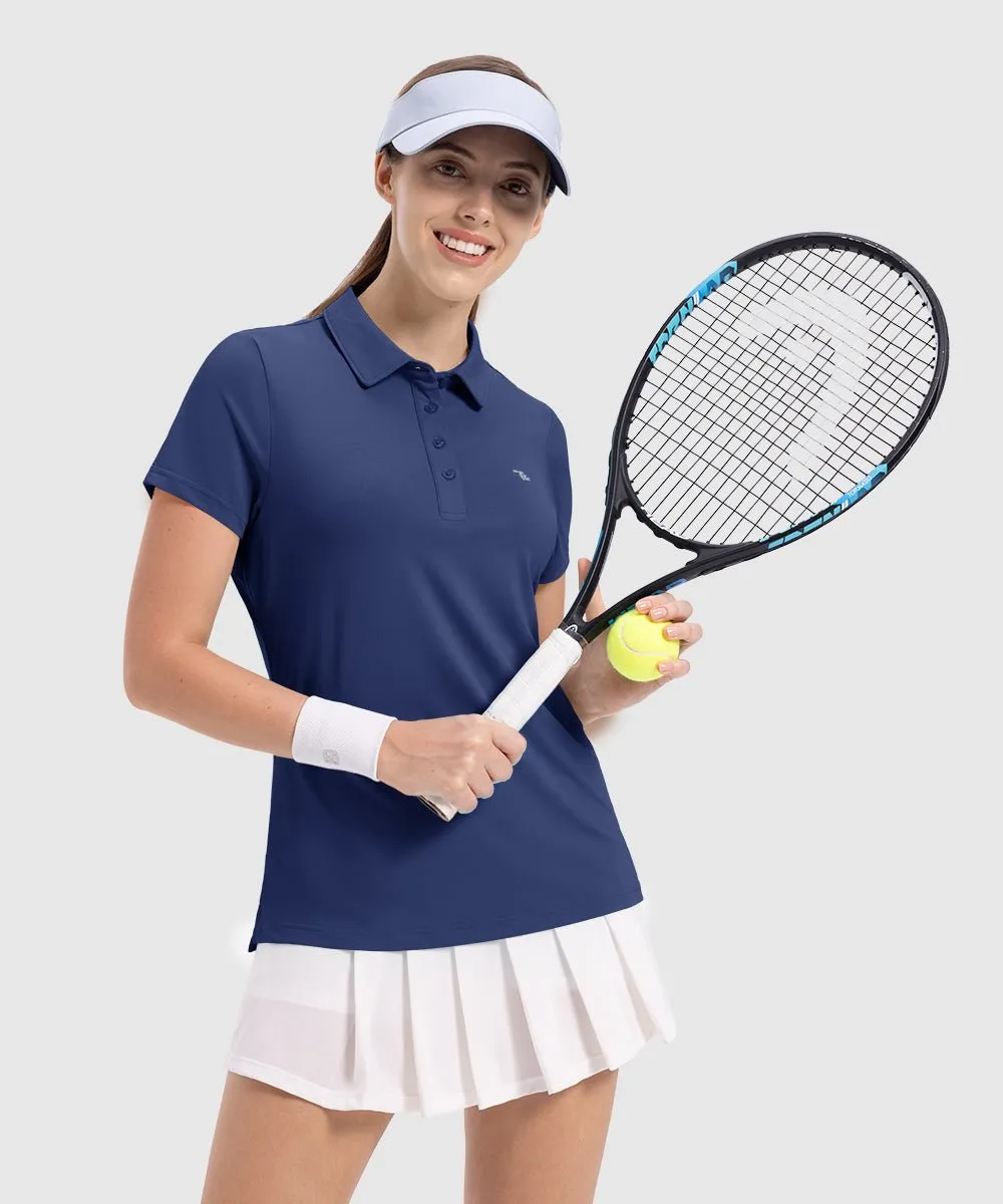 Women's 4-Button Quick Dry Polo Shirts