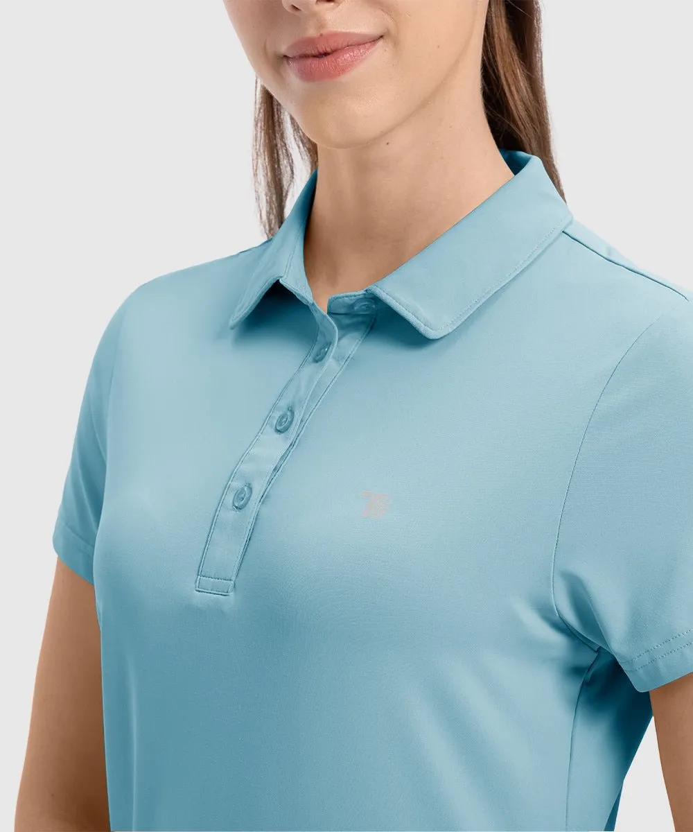 Women's 4-Button Quick Dry Polo Shirts