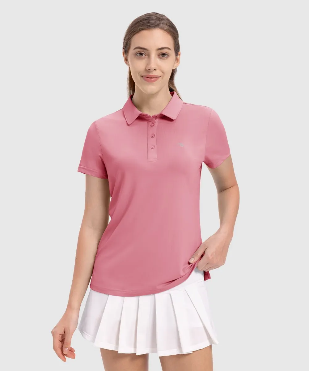 Women's 4-Button Quick Dry Polo Shirts
