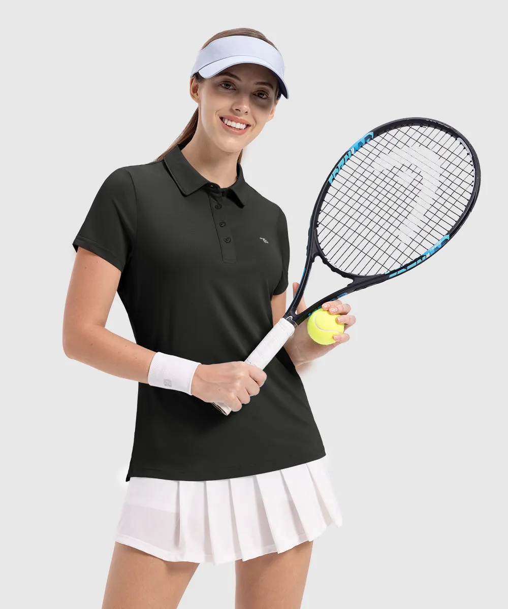Women's 4-Button Quick Dry Polo Shirts