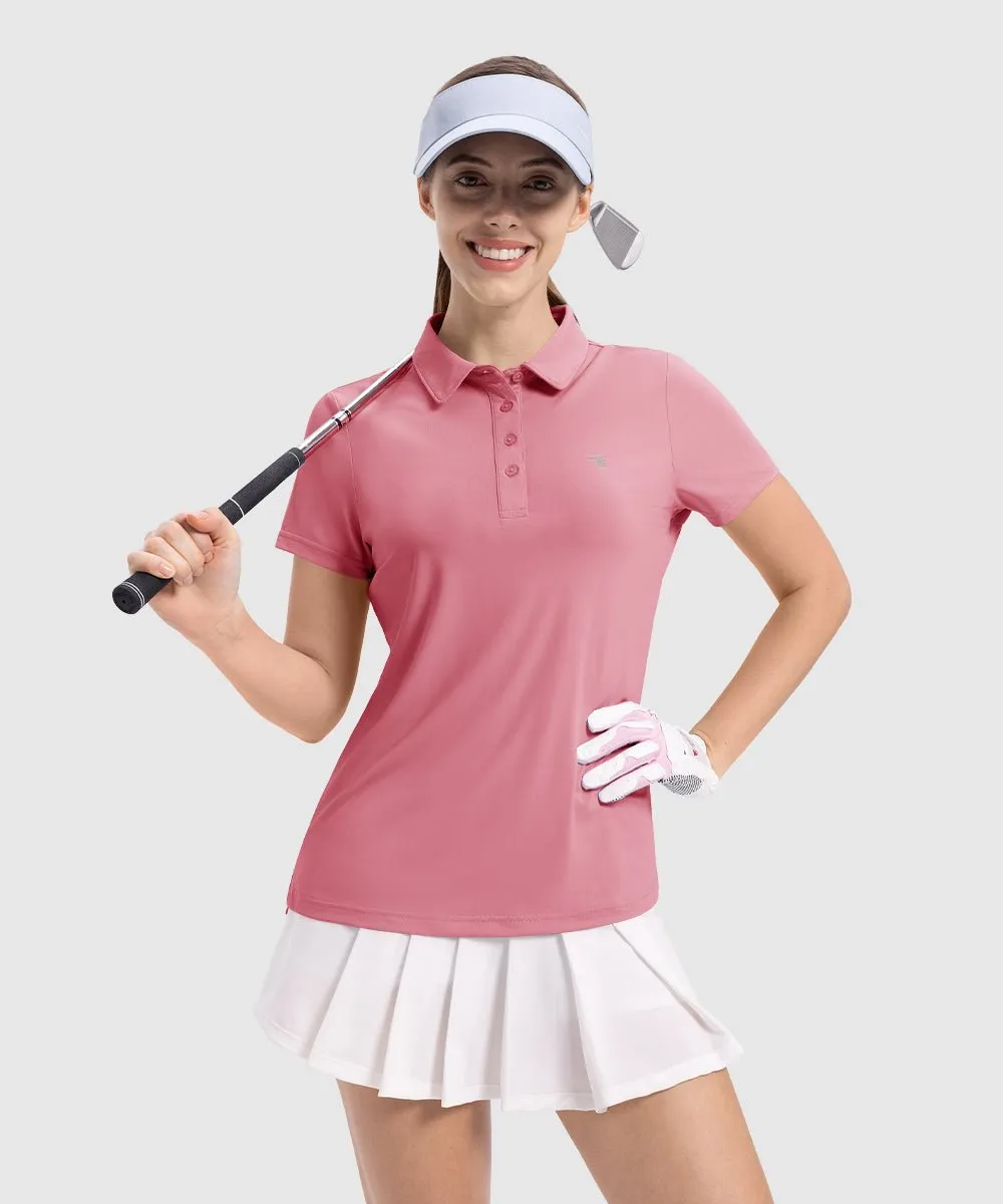Women's 4-Button Quick Dry Polo Shirts