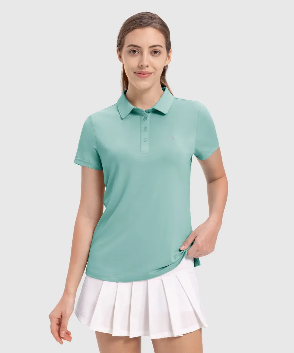 Women's 4-Button Quick Dry Polo Shirts