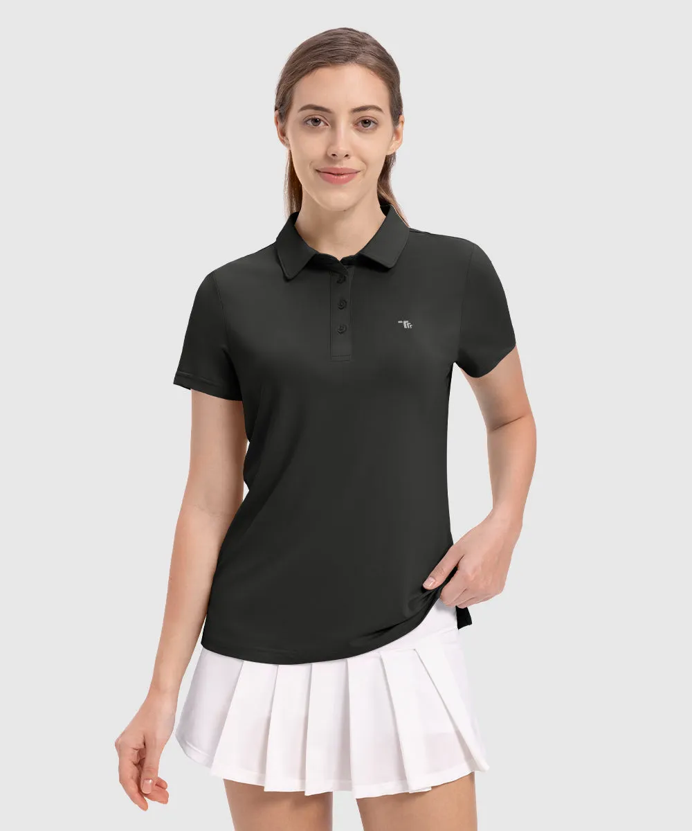 Women's 4-Button Quick Dry Polo Shirts