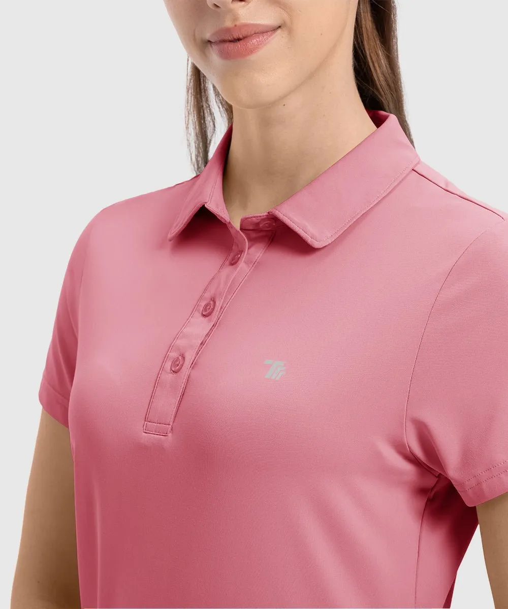 Women's 4-Button Quick Dry Polo Shirts