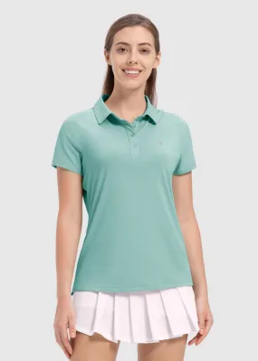 Women's 4-Button Quick Dry Polo Shirts