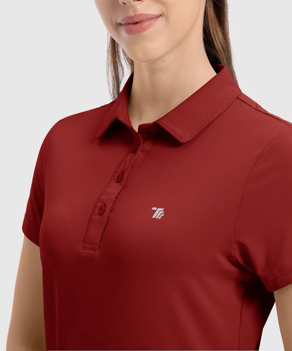 Women's 4-Button Quick Dry Polo Shirts