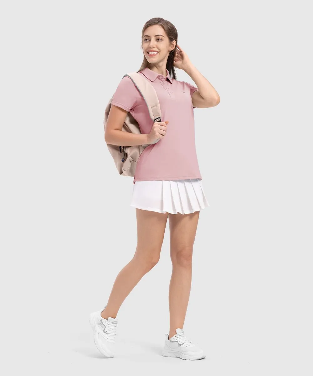 Women's 4-Button Quick Dry Polo Shirts