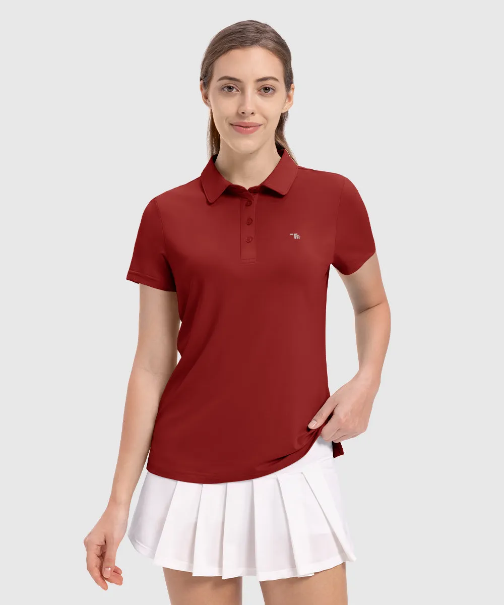 Women's 4-Button Quick Dry Polo Shirts