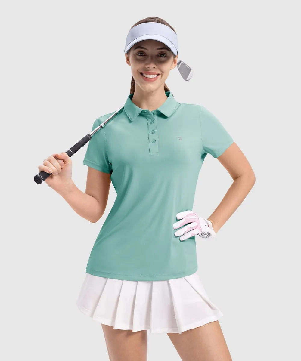 Women's 4-Button Quick Dry Polo Shirts