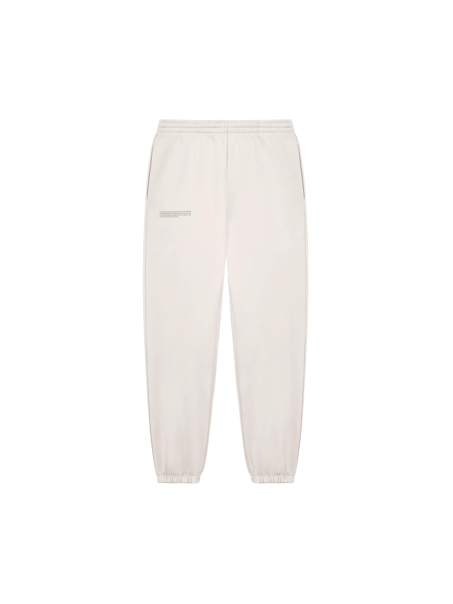 Womens In Conversion Cotton Track Pants—cotton white